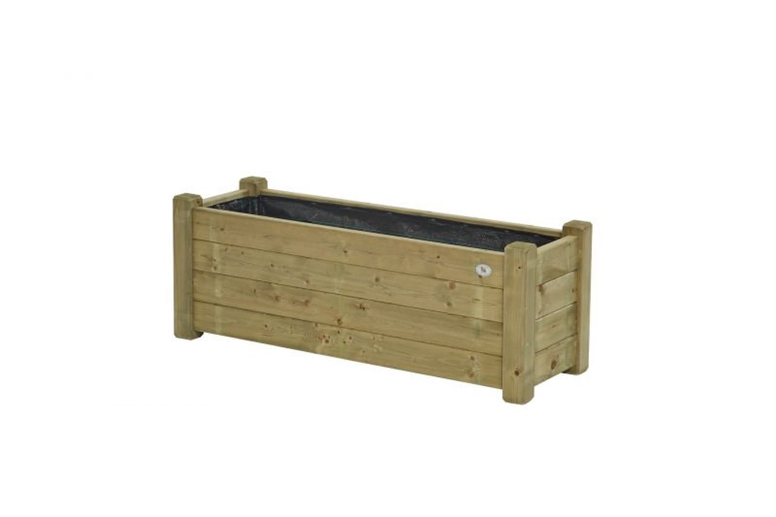 Jardinière en bois robuste 40x44 cm (1/4)