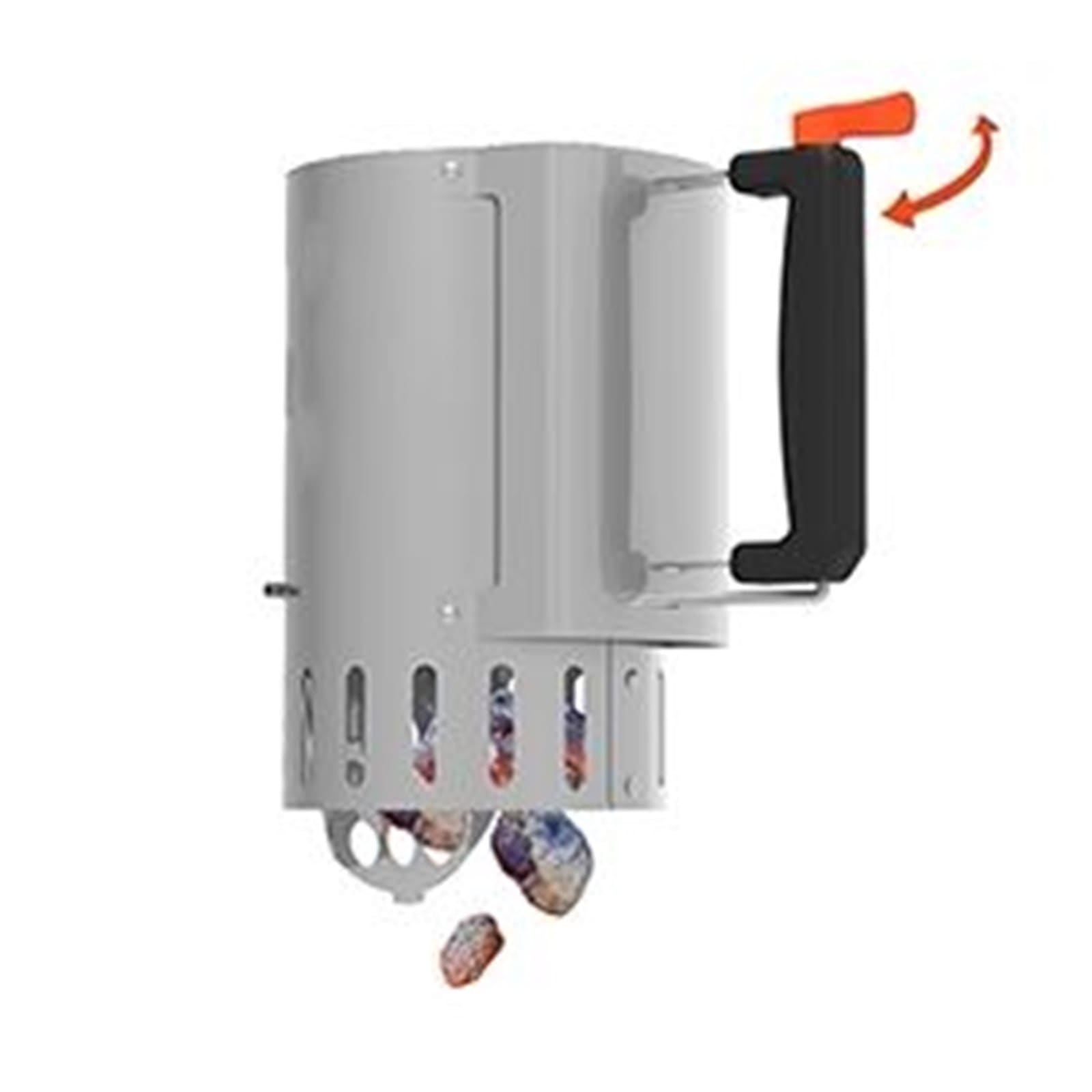 Stainless Steel Chimney Starter with Safe-Drop (1/2)