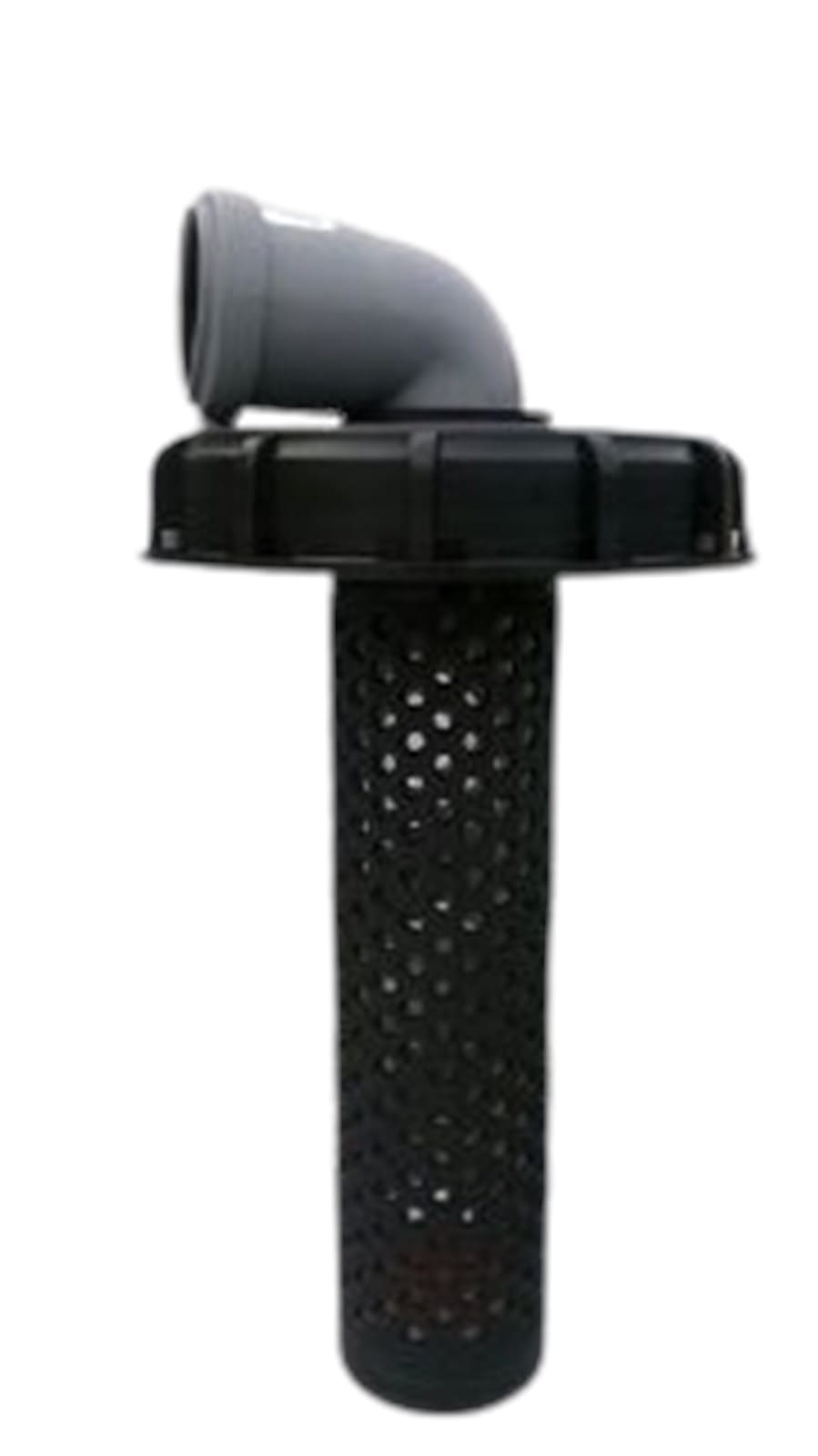 IBC deksel NW150 met filter en 80 mm bocht
