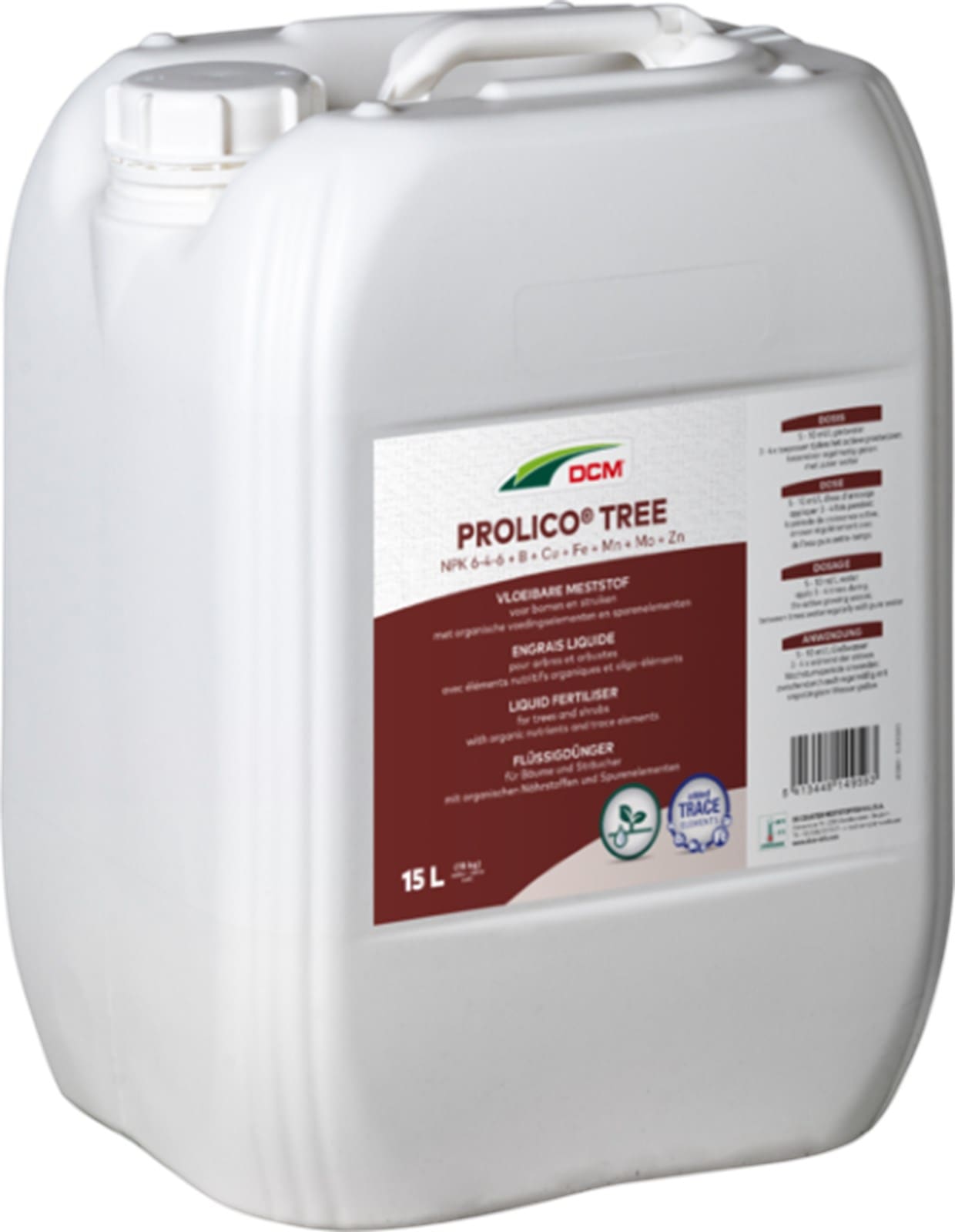 Organo-mineral liquid fertilizer for trees (1/2)