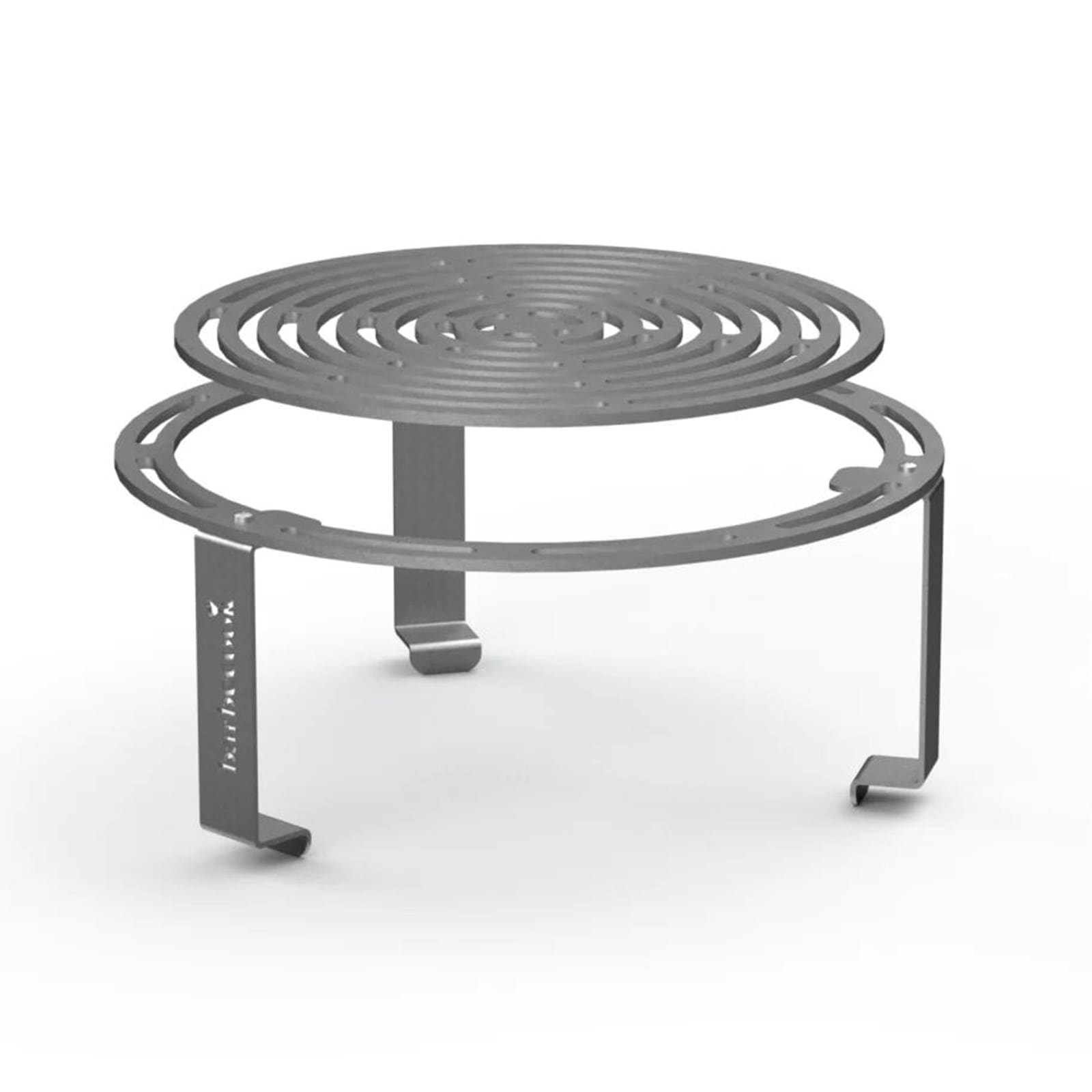 Support et grille surélevée Ø 36 cm en acier (1/2)