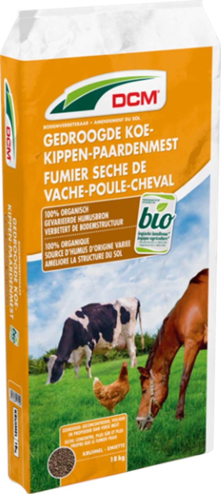 Fumier séché mixte Vache-Poule-Cheval DCM (1/2)