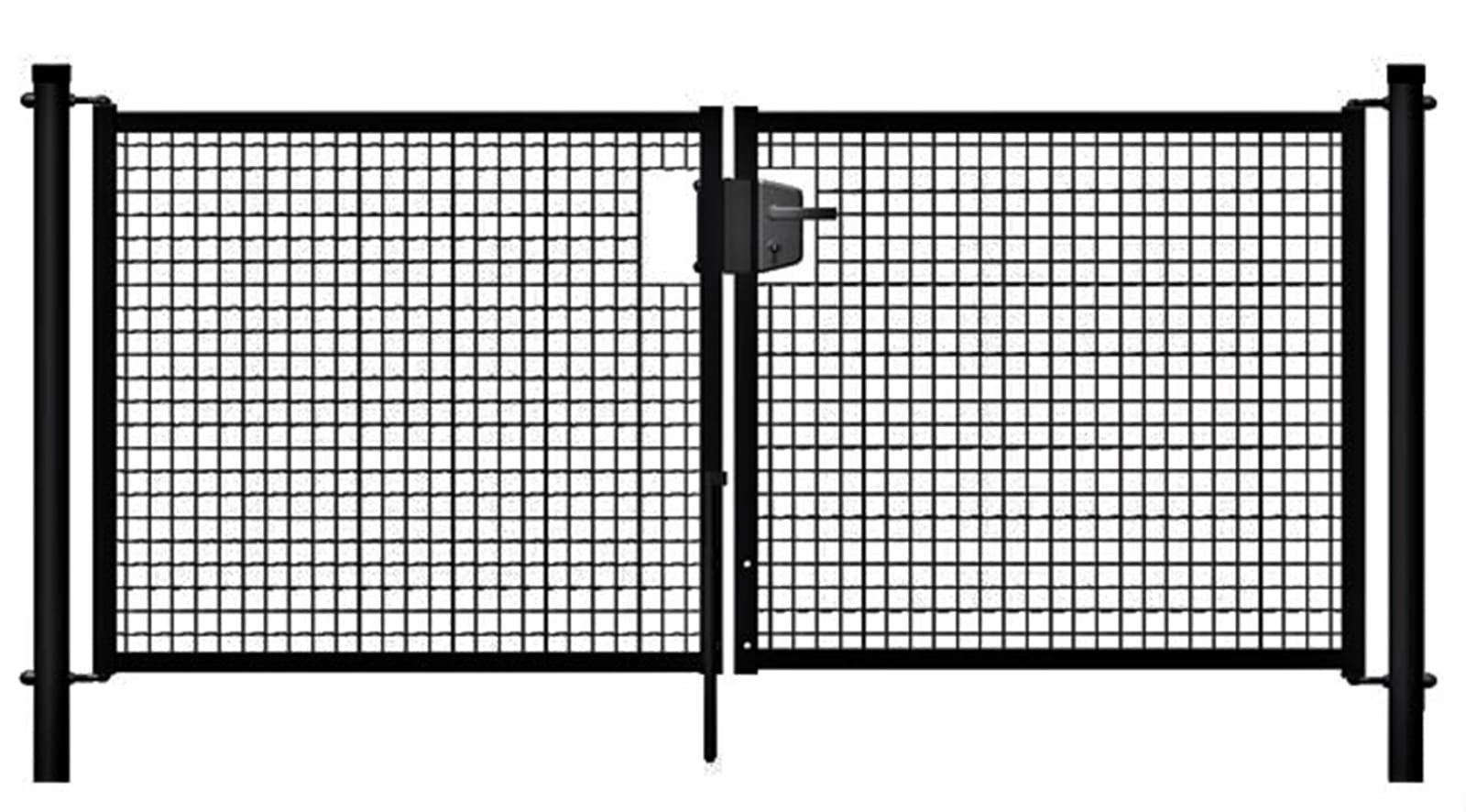 Portail double jardin 300 cm vert (1/3)