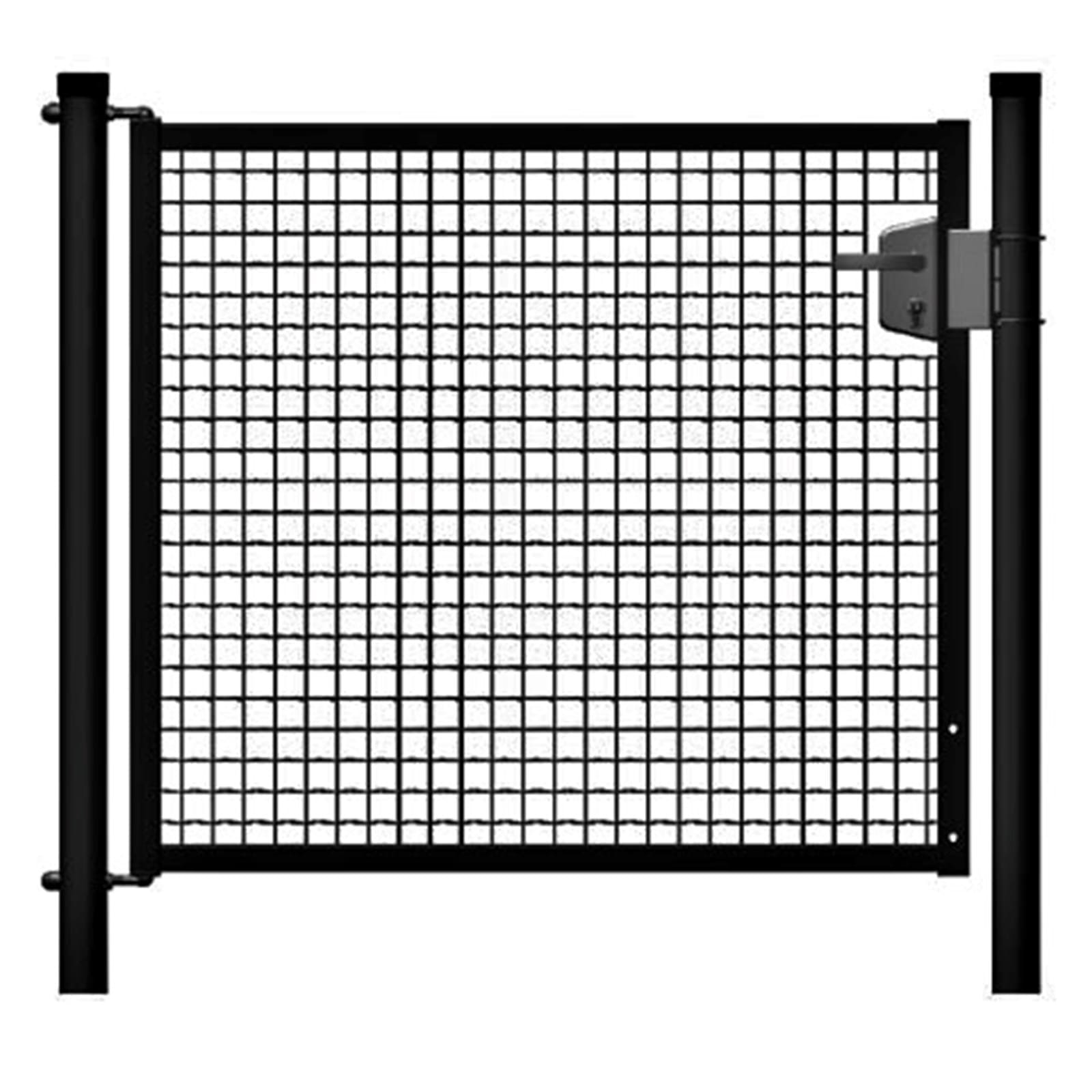 Simple garden gate 150 cm black (1/3)