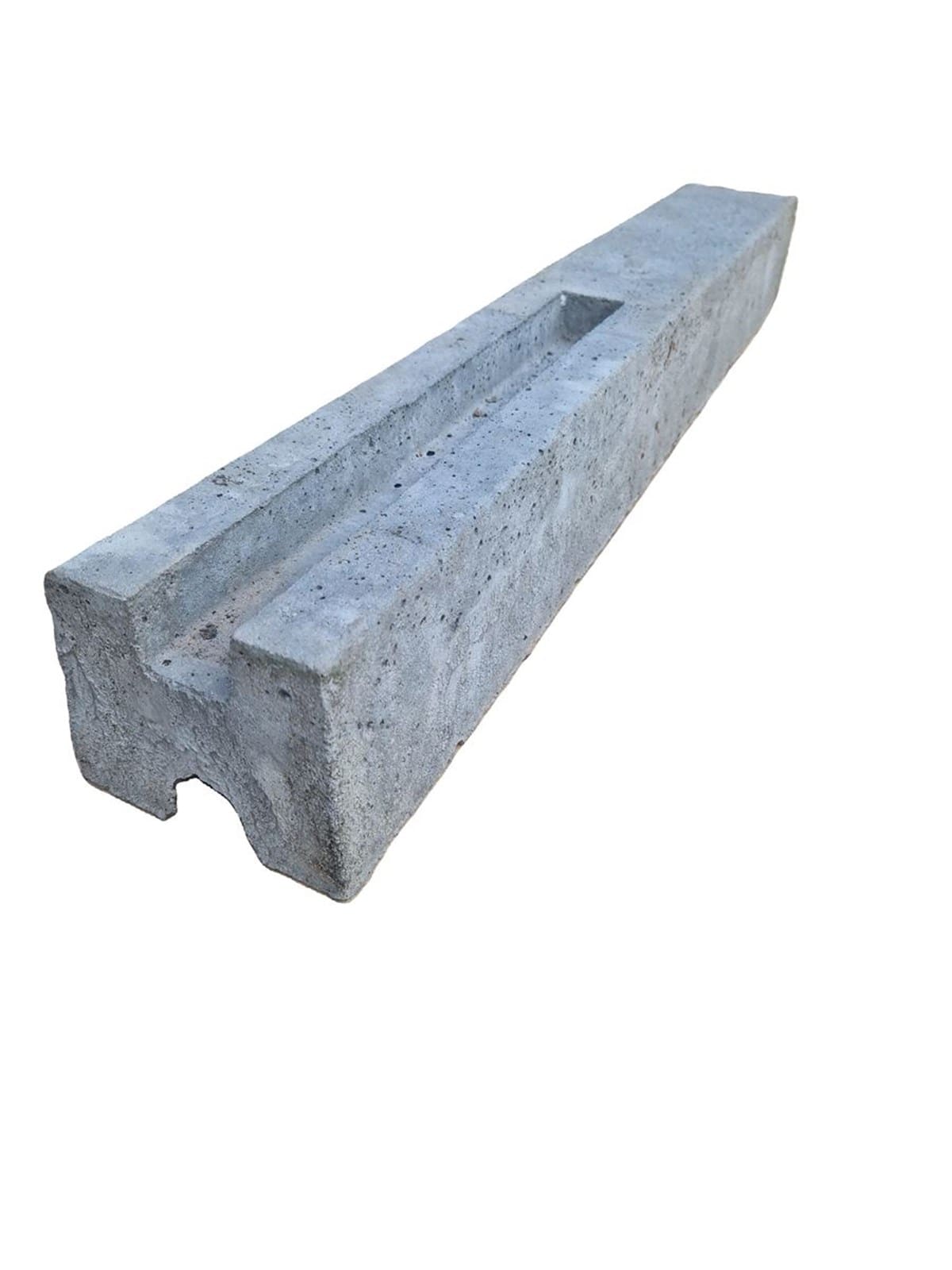Poteau béton armé 80 cm avec rainures