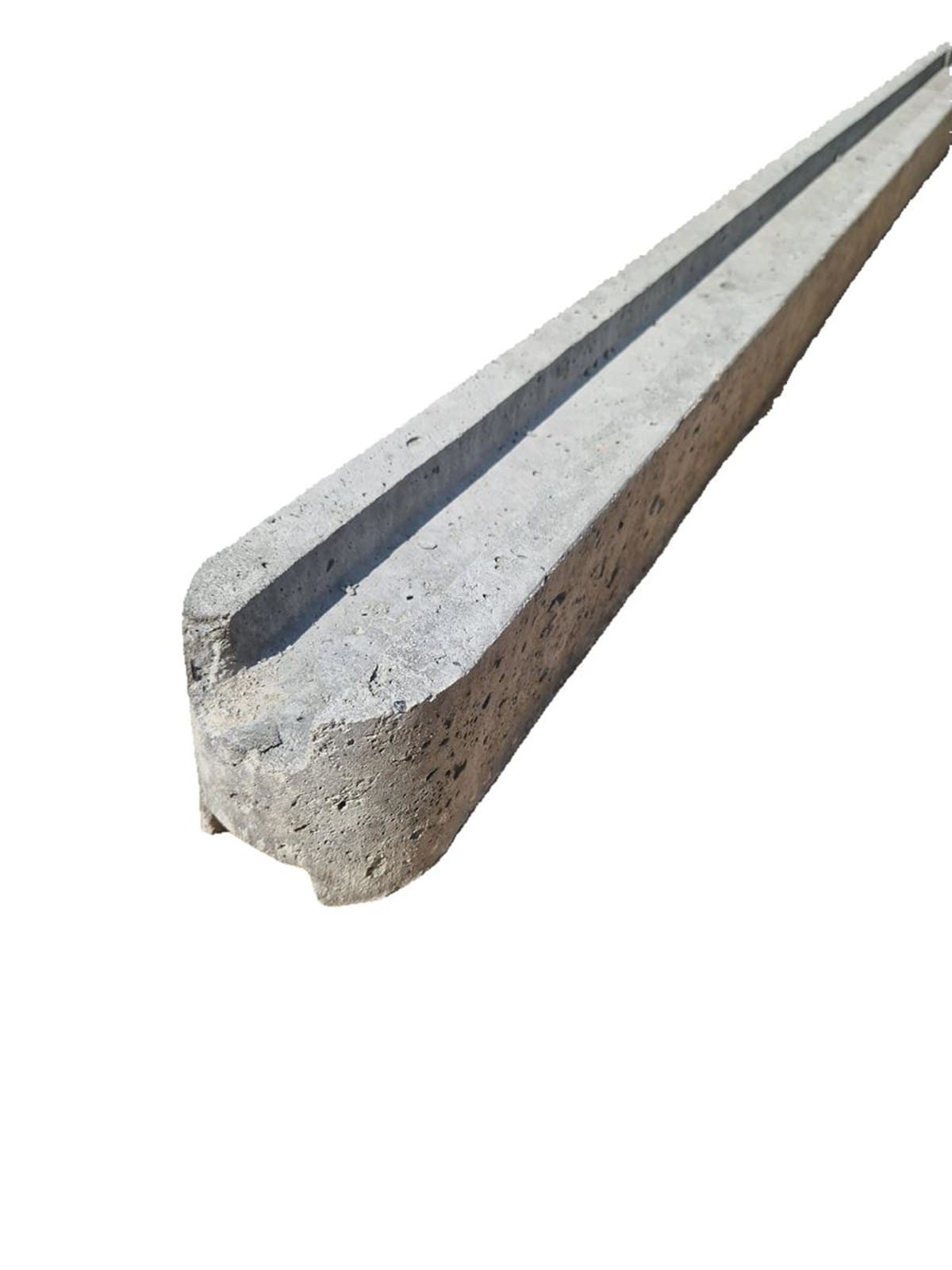 Poteau béton 275 cm avec rainure 55 mm (1/2)