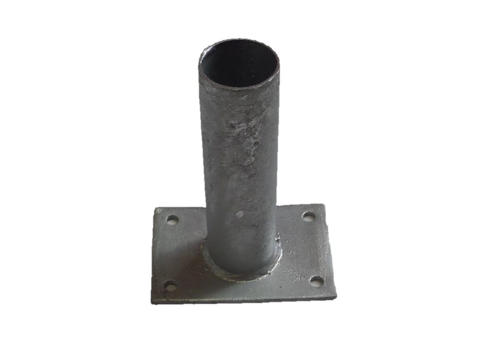 Support galvanisé pour poteaux ronds Ø48-60 (1/2)