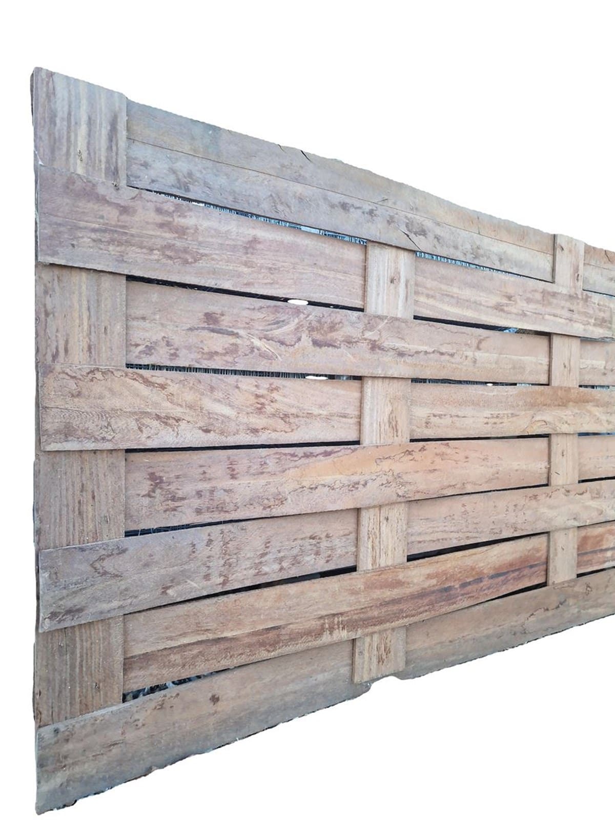 Tressage Azobé 80 cm hauteur (1/2)